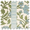 Petal & Block Latika Stripe, Neem - Roller Blind